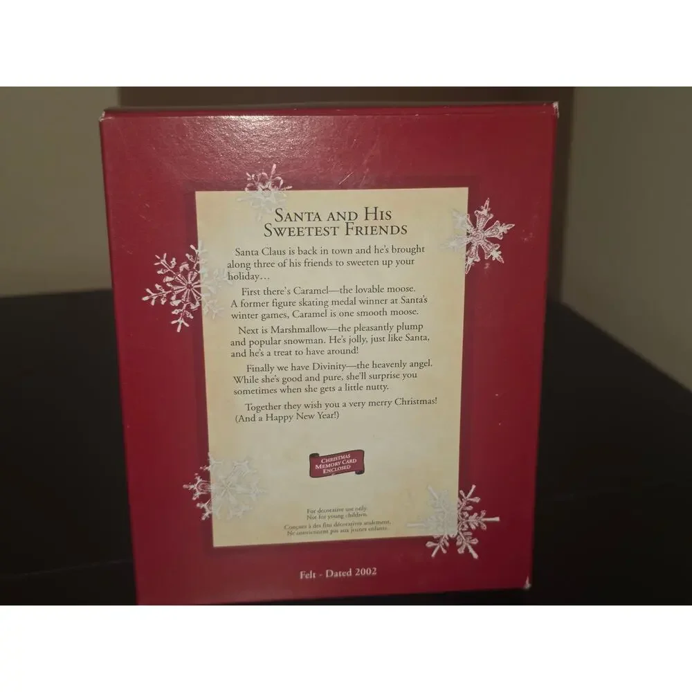 2002 Hallmark‎ Keepsake Christmas Ornament Santa Claus and His Sweetest Friends